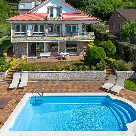 Casa Viero - Con Jardin & Piscina Carasa
